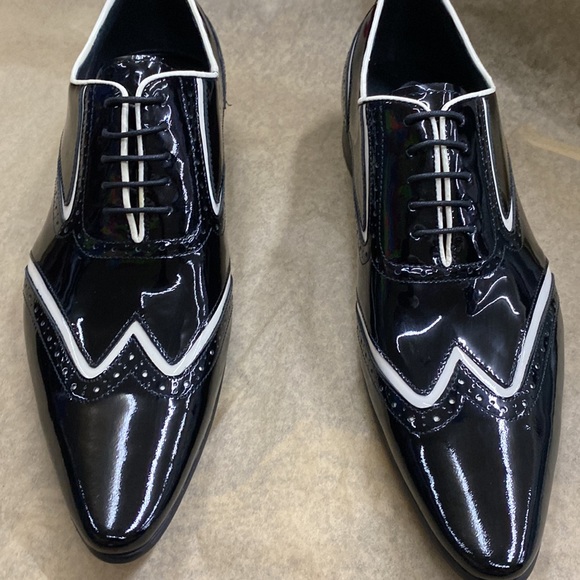 New Encore Dress Shoes by Fiesso Black Pointed Toe FI 6628 main image 1
